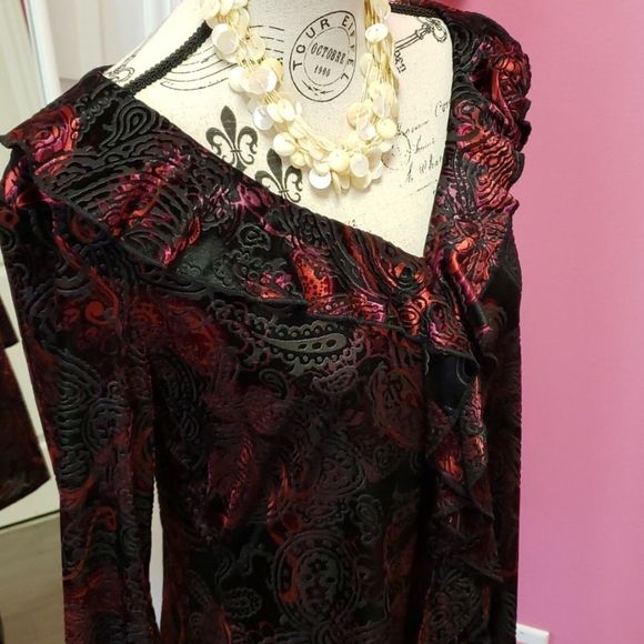 NY 💕💕 Collection Light Velvet Dress Size XL - Picture 5 of 11